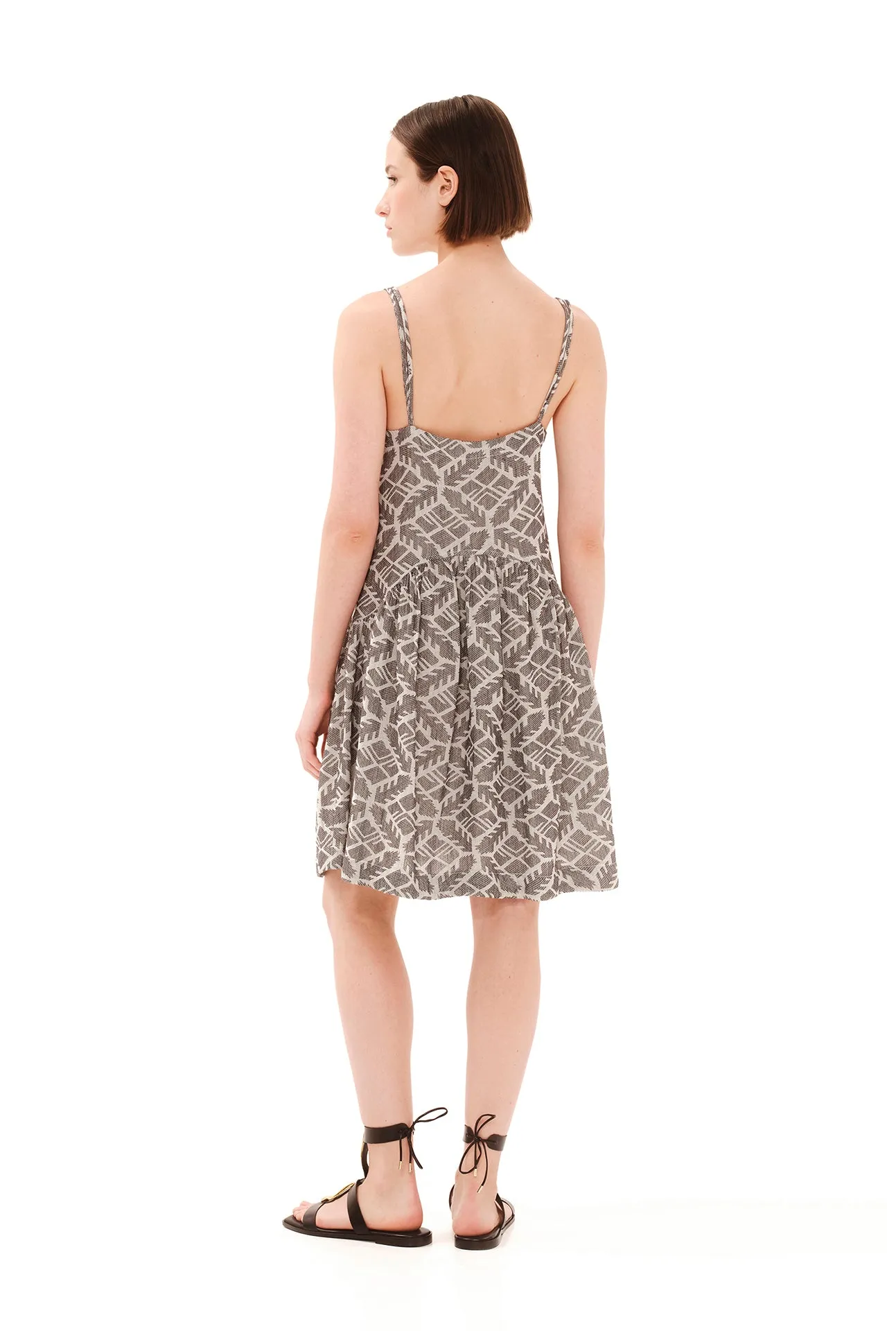 Ruffle Hem Mini Dress Grey sold by Ivalo.com product image thumbnail 2