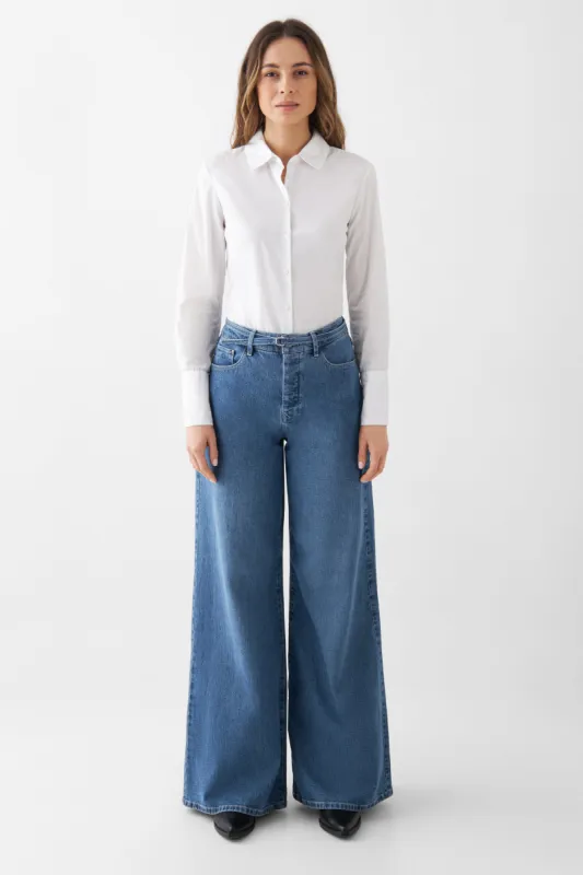 Blaze High Waist Jeans Medium Blue sold by Ivalo.com