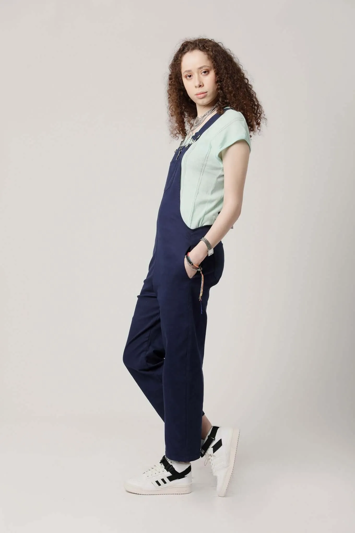 Joy Cotton Dungarees Navy Blue sold by Ivalo.com product image thumbnail 3