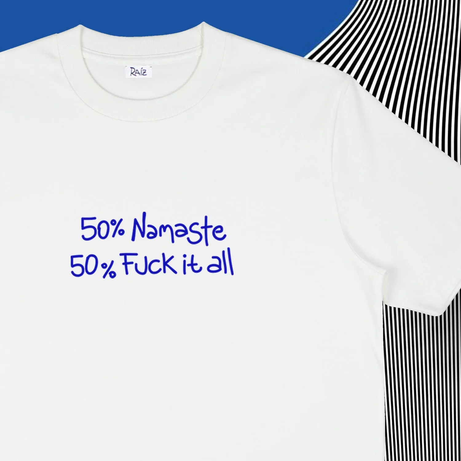 Namaste T-Shirt White sold by Ivalo.com product image thumbnail 2