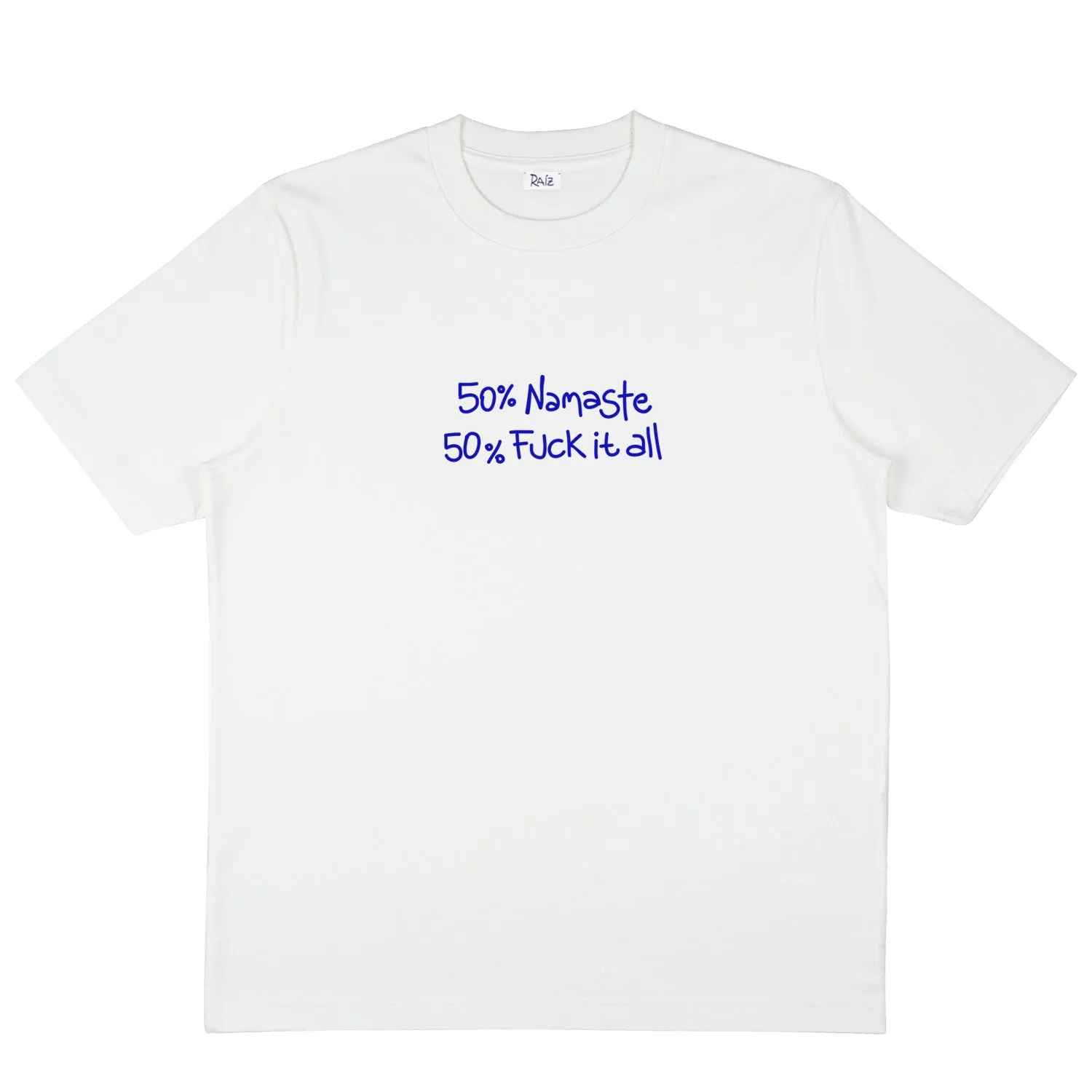 Namaste T-Shirt White sold by Ivalo.com