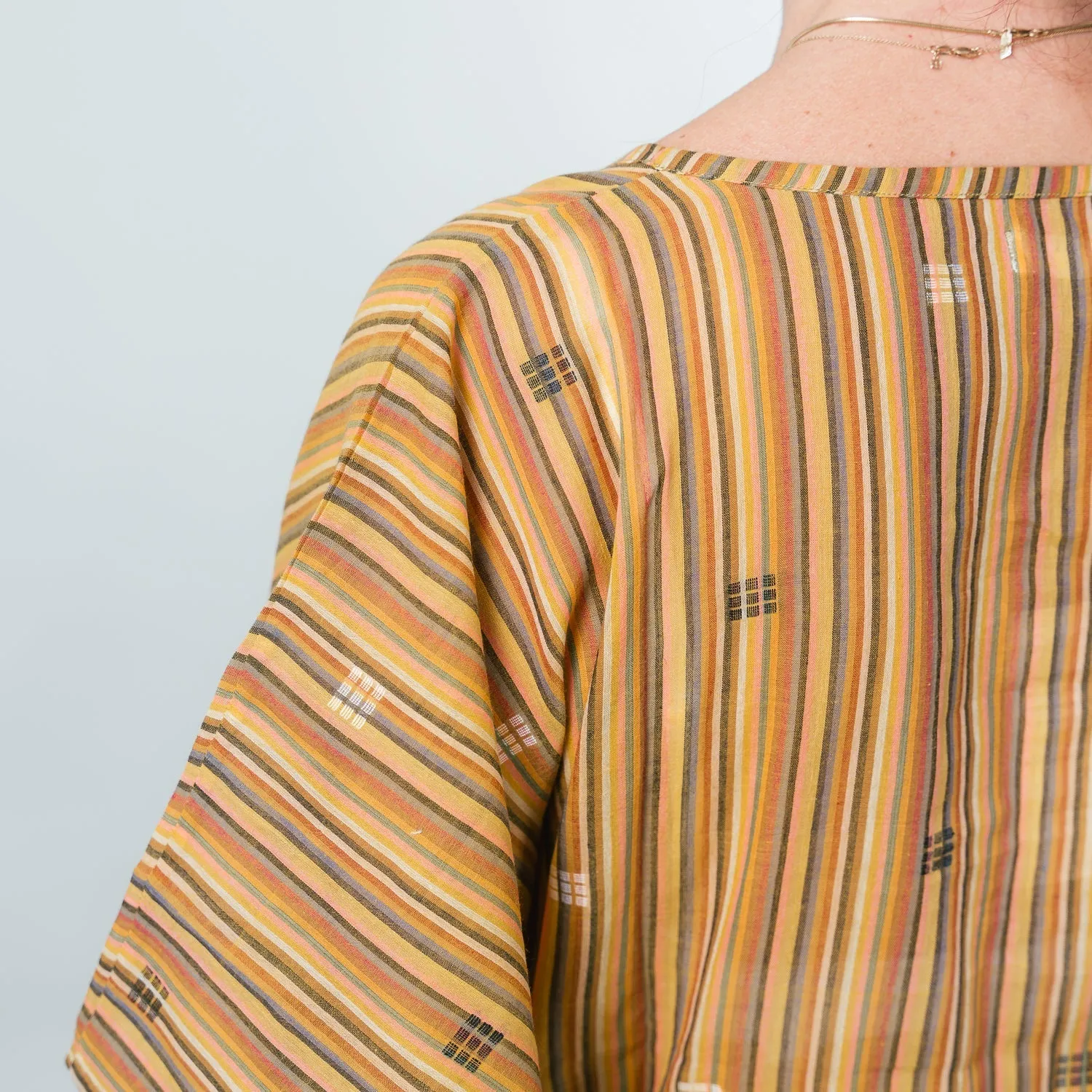 Jamdani Kaftan Dress Orange/Brown sold by Ivalo.com product image thumbnail 3