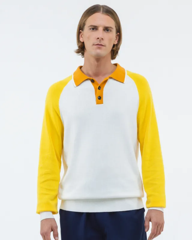 The Room Polo Collar Sweater Yellow sold by Ivalo.com