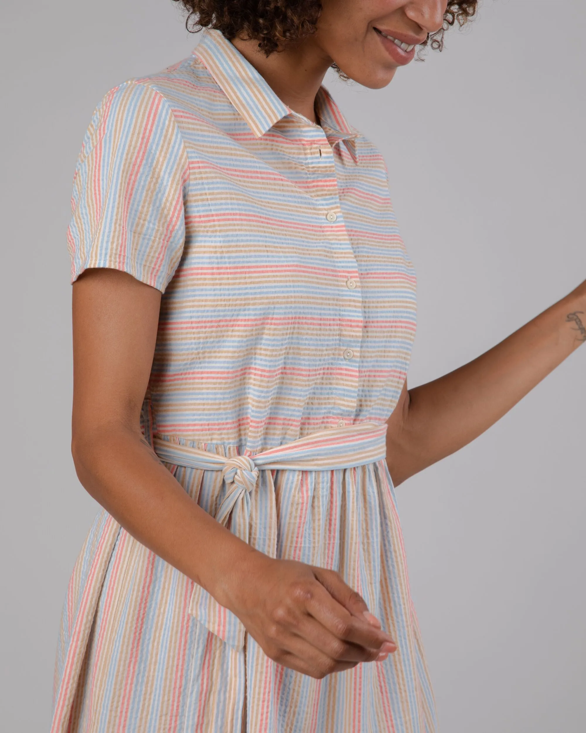 Sunset Short Dress Stripes Pink/Blue sold by Ivalo.com product image thumbnail 4