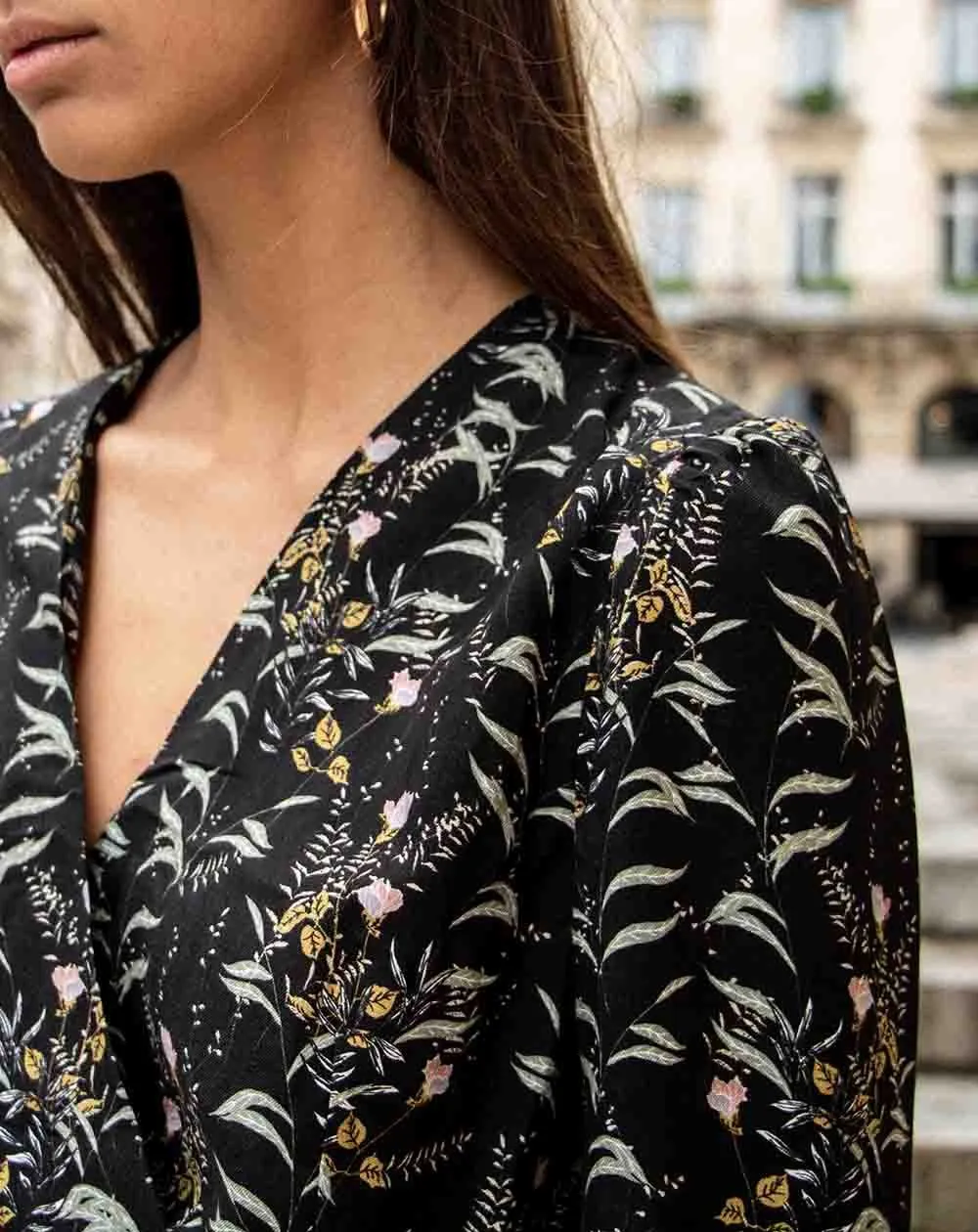 Zaski Wrap Blouse Black sold by Ivalo.com product image thumbnail 4