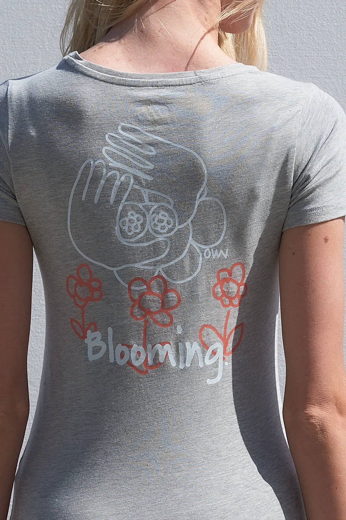 Printed T-Shirt Grey Melange sold by Ivalo.com product image thumbnail 3