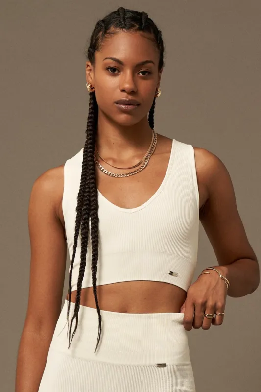 Moon Sports Bra White sold by Ivalo.com