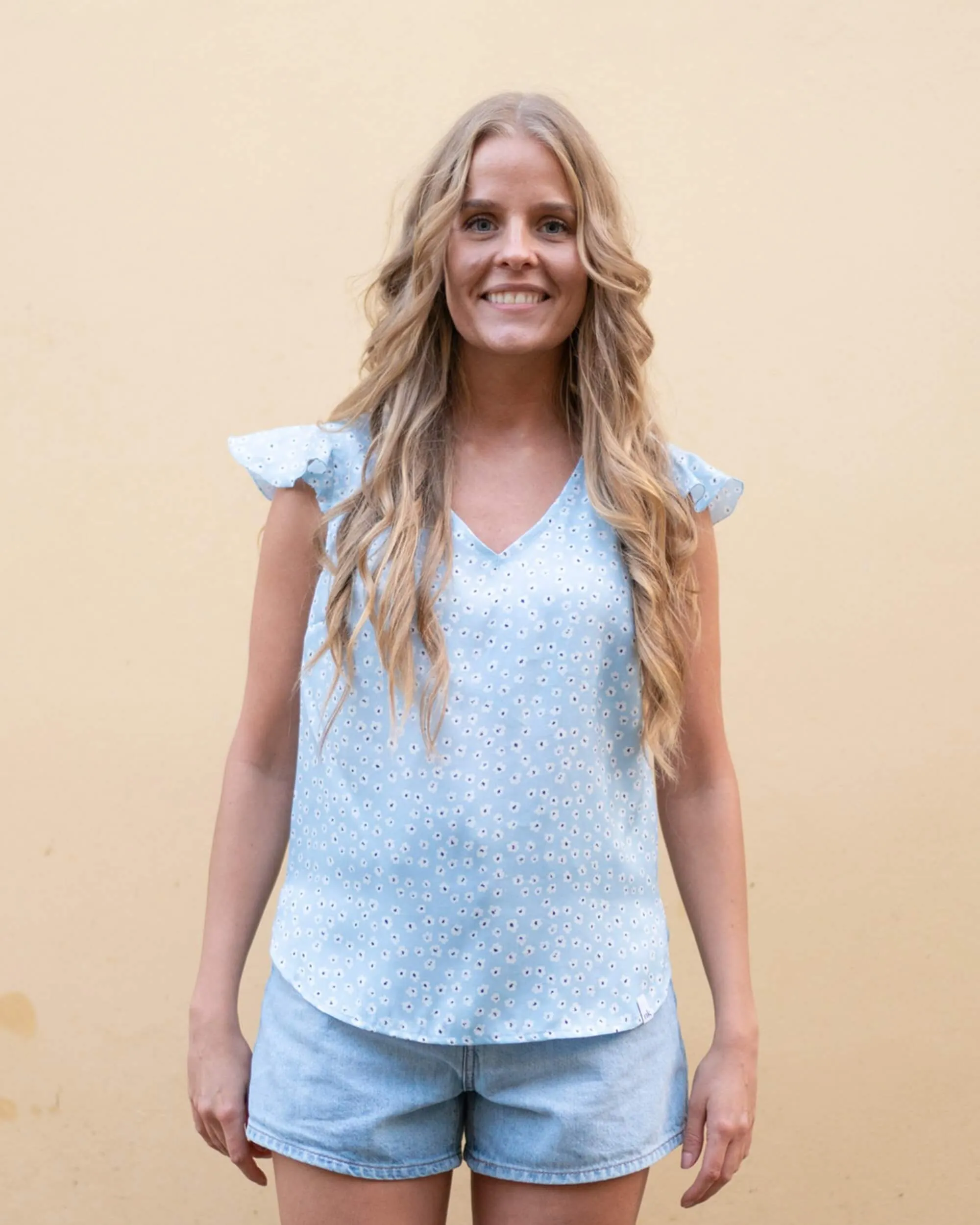 Sofia Top Haven Blue sold by Ivalo.com