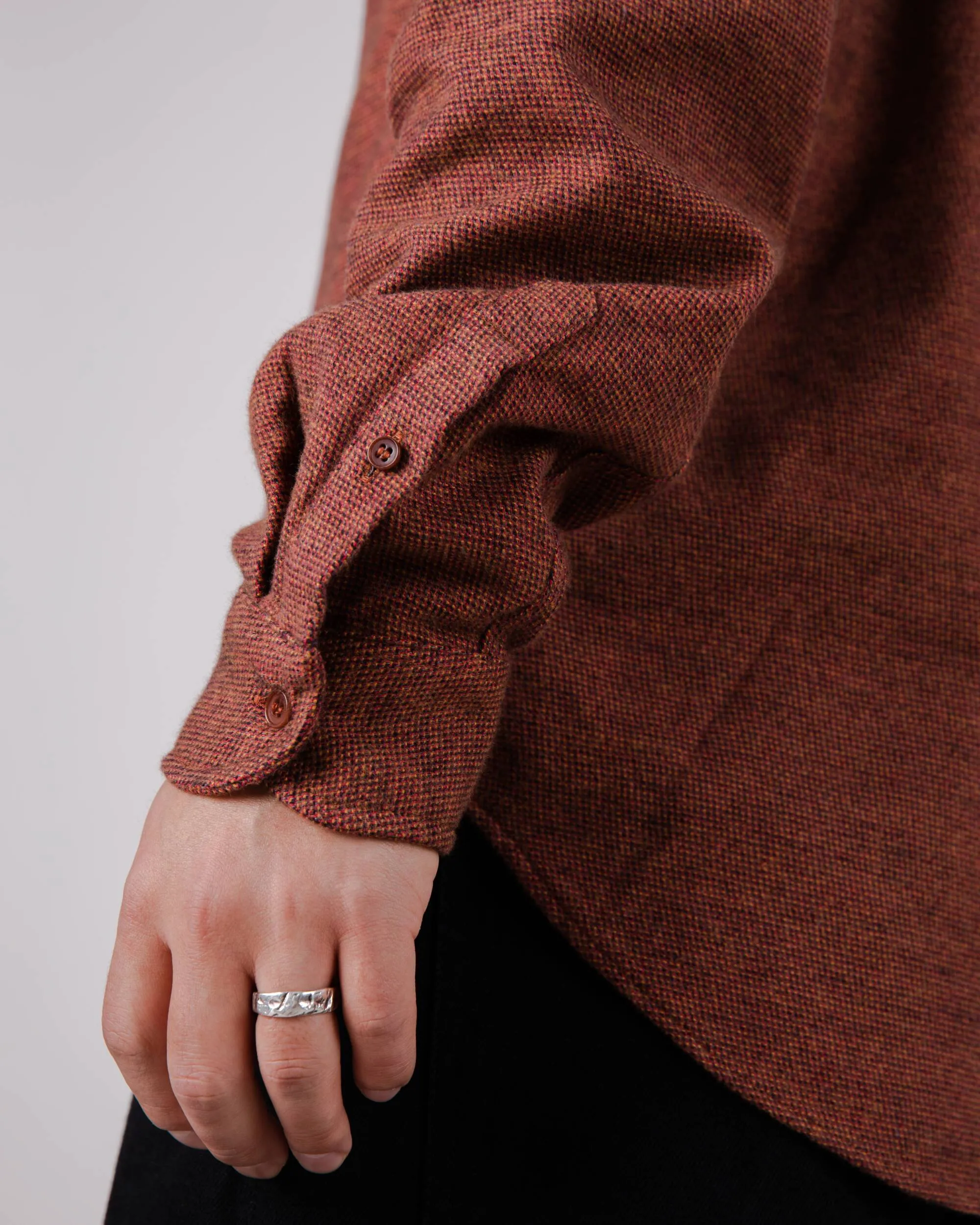 Mouline Flannel Regular Shirt Orange sold by Ivalo.com product image thumbnail 5