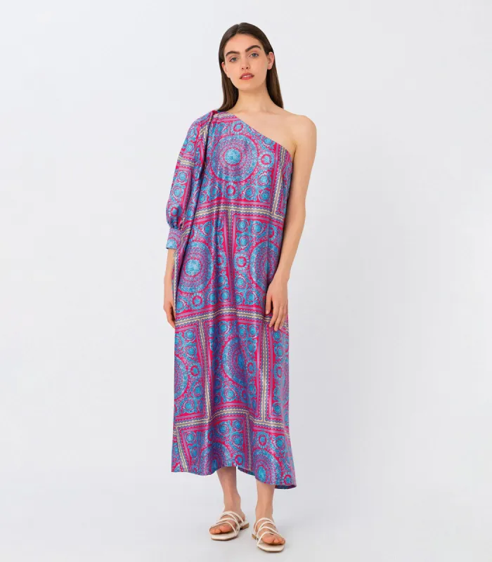 Amelie Print One-Shoulder Maxi Dress sold by Ivalo.com