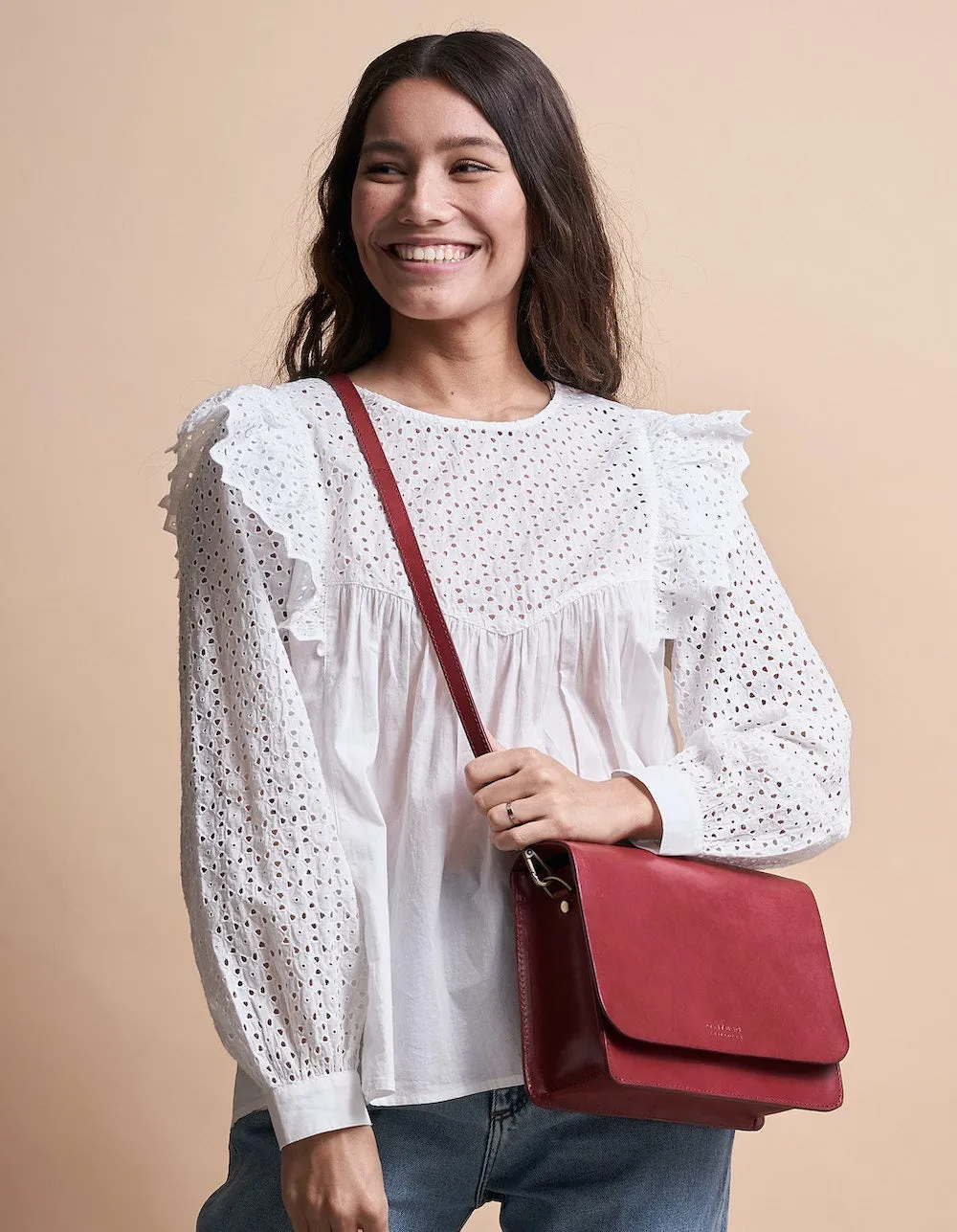 Audrey Ruby Checkered Classic Leather sold by Ivalo.com product image thumbnail 2