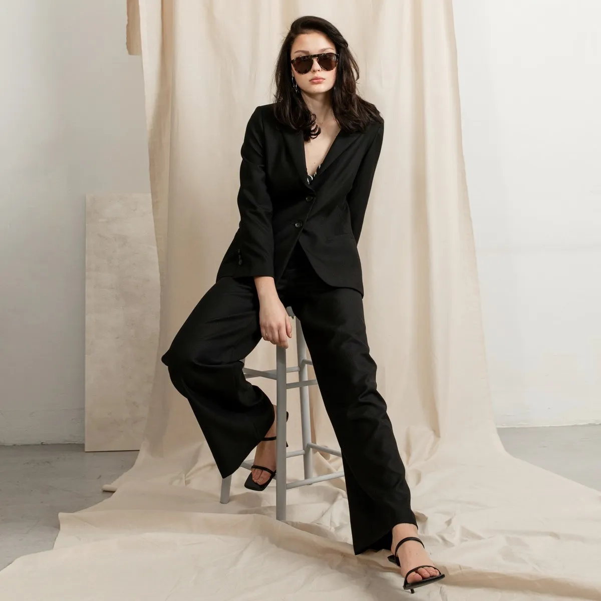 Paris Wide Leg Wool Trousers sold by Ivalo.com product image thumbnail 5