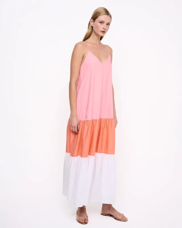 Thin Strap 3 Color Maxi Dress sold by Ivalo.com