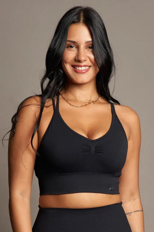 Yin Yang Sports Bra Black sold by Ivalo.com