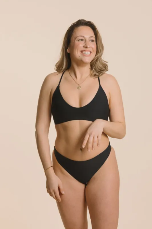 Wannaka Bikini Bottom Biobased Black sold by Ivalo.com