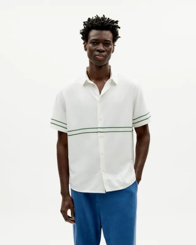 Shirt Green Embroidery White Tom sold by Ivalo.com
