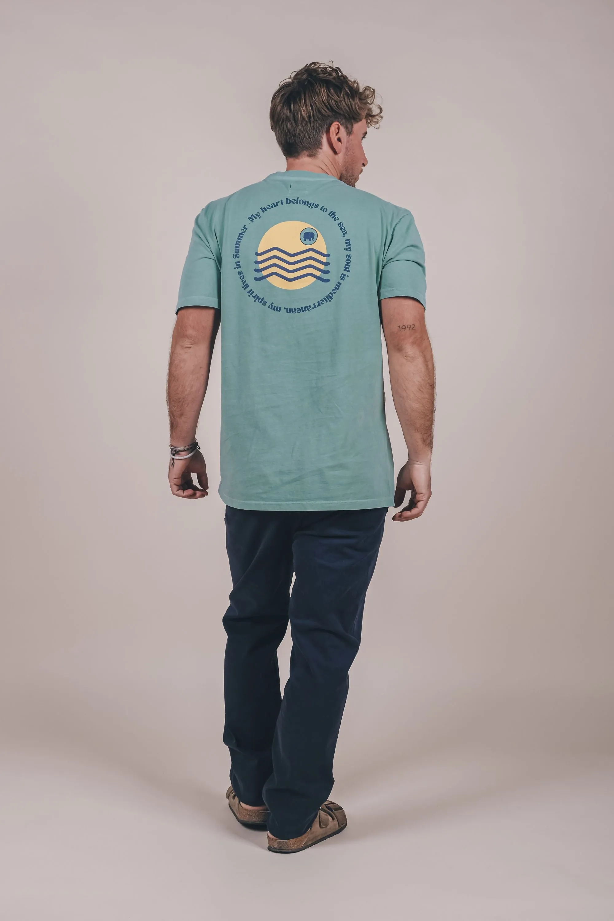 Sunset Pocket T-Shirt Feldspar Green sold by Ivalo.com product image thumbnail 4