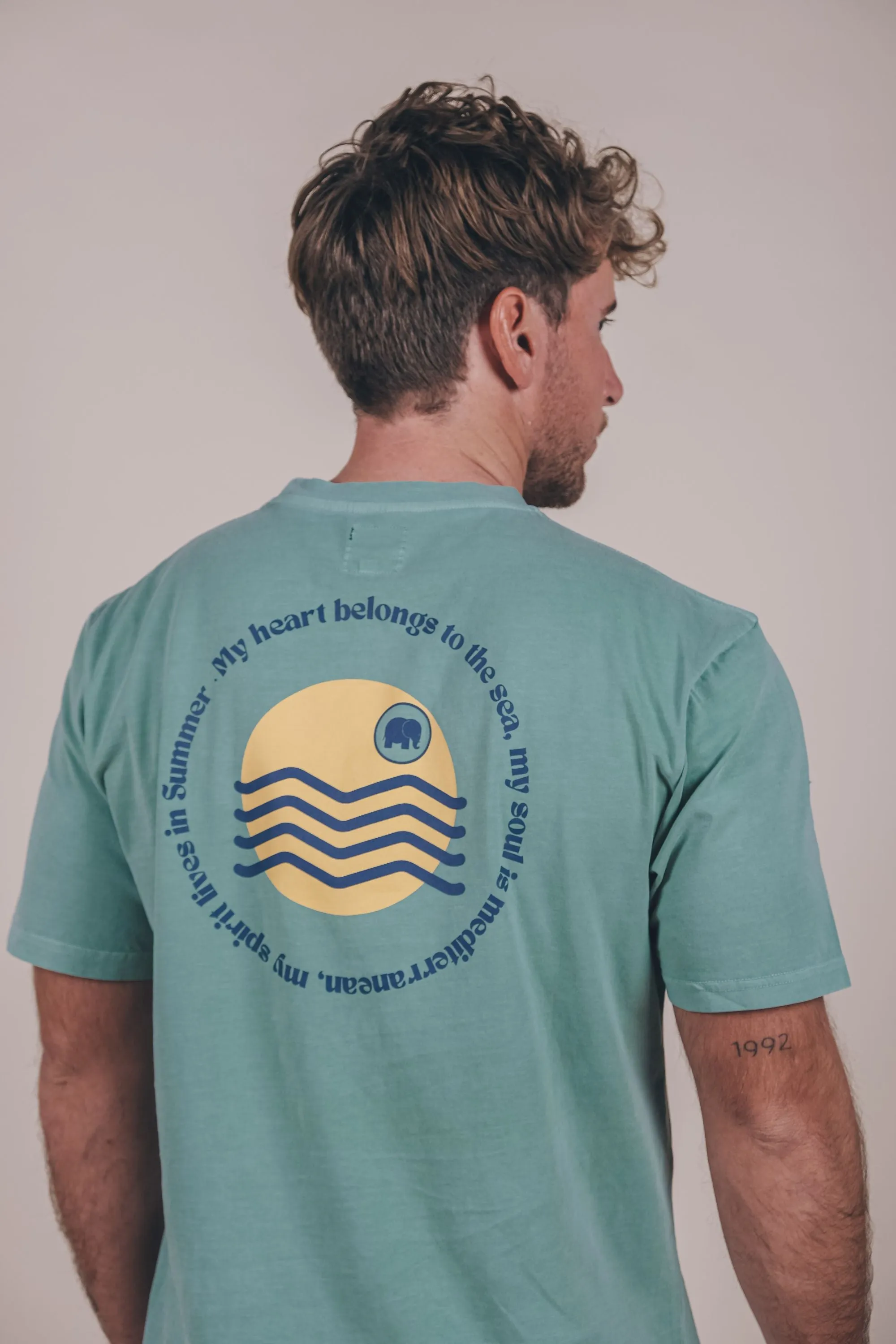 Sunset Pocket T-Shirt Feldspar Green sold by Ivalo.com product image thumbnail 2