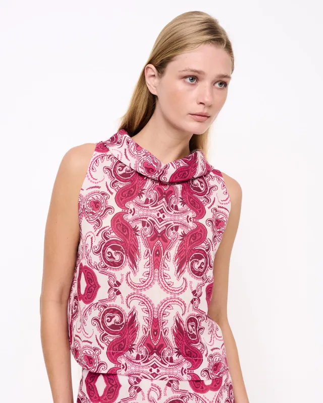 Penelope Print Top Pink sold by Ivalo.com