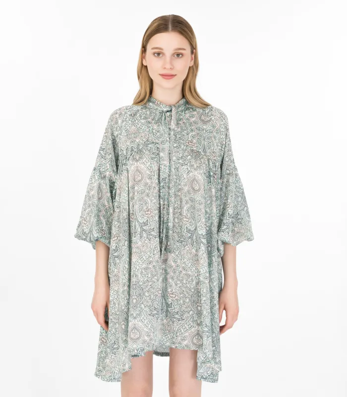 Zen Print Mini Dress Green sold by Ivalo.com