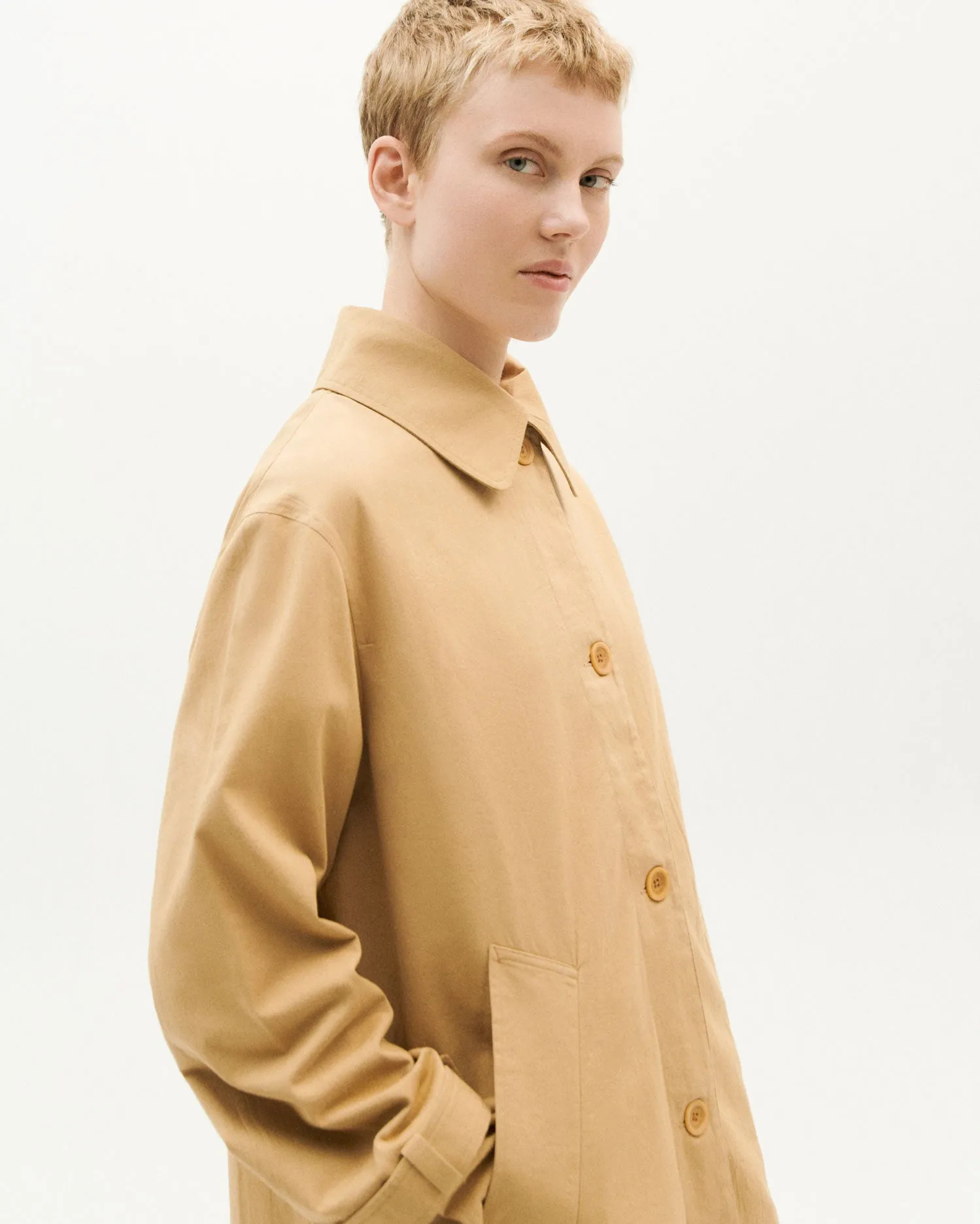 Macarena Oversize Jacket Camel Brown sold by Ivalo.com product image thumbnail 5