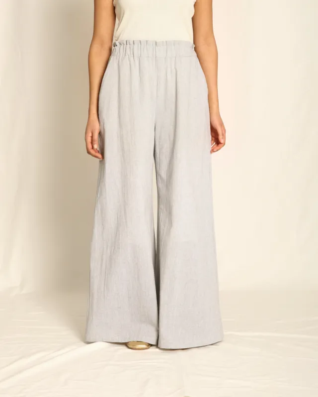 Giana Trousers Carta Blue/Ecru sold by Ivalo.com