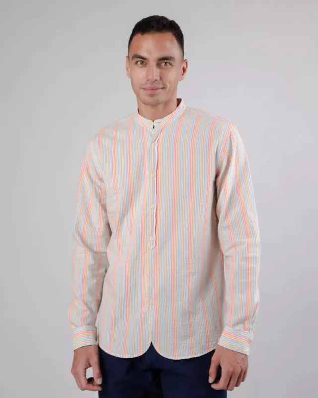 Sunset Mao Men's Shirt Pink/Blue sold by Ivalo.com