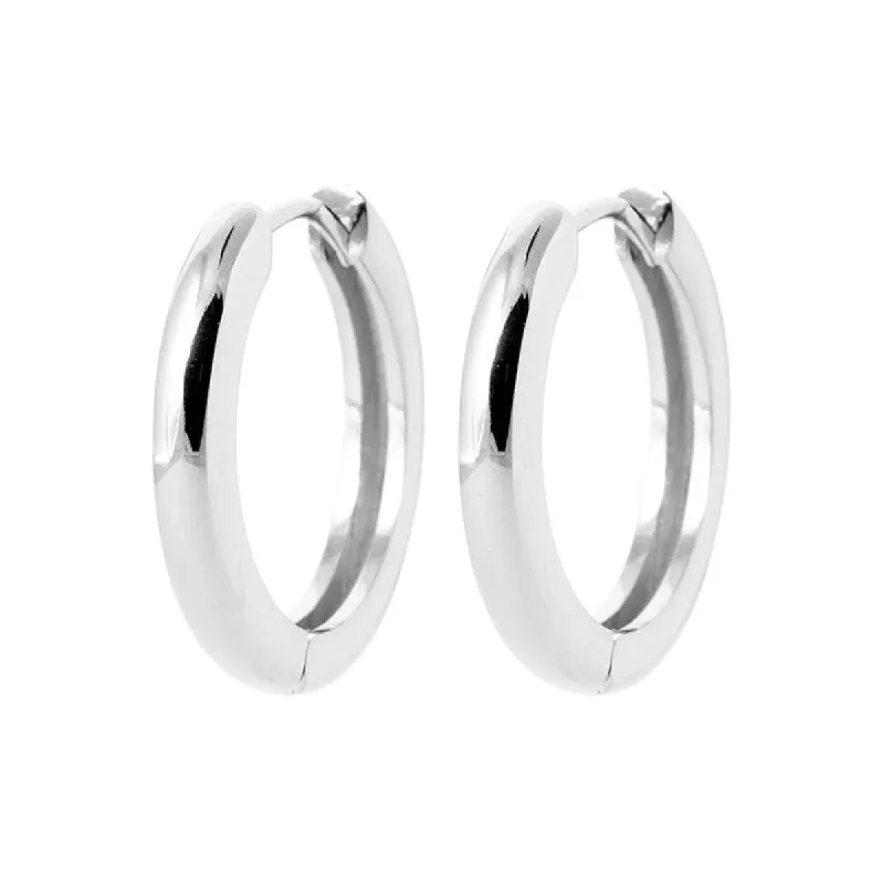Classic Hoopie Earrings Silver sold by Ivalo.com