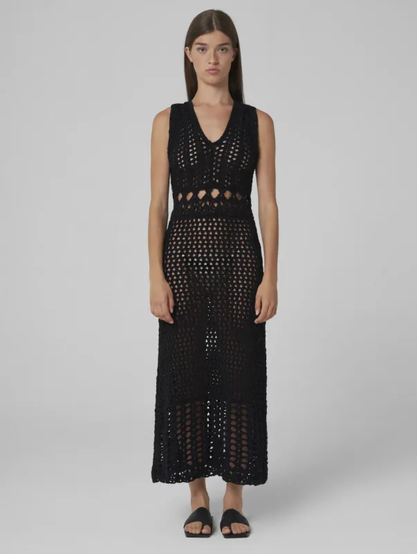 Nisa Crochet Dress Black sold by Ivalo.com