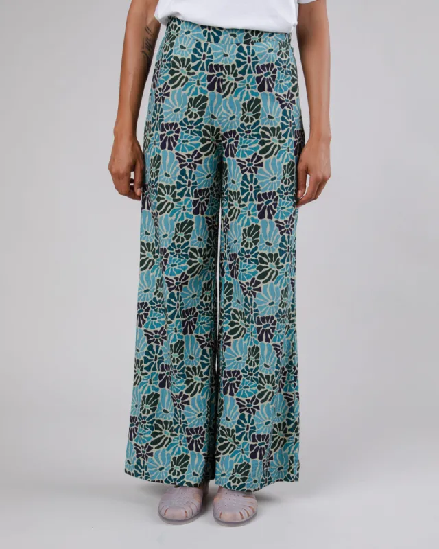 Spring Wide Leg Pants Beige/Blue sold by Ivalo.com