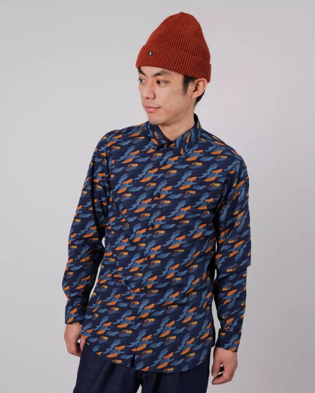 Ucon Palma Regular Shirt Navy sold by Ivalo.com