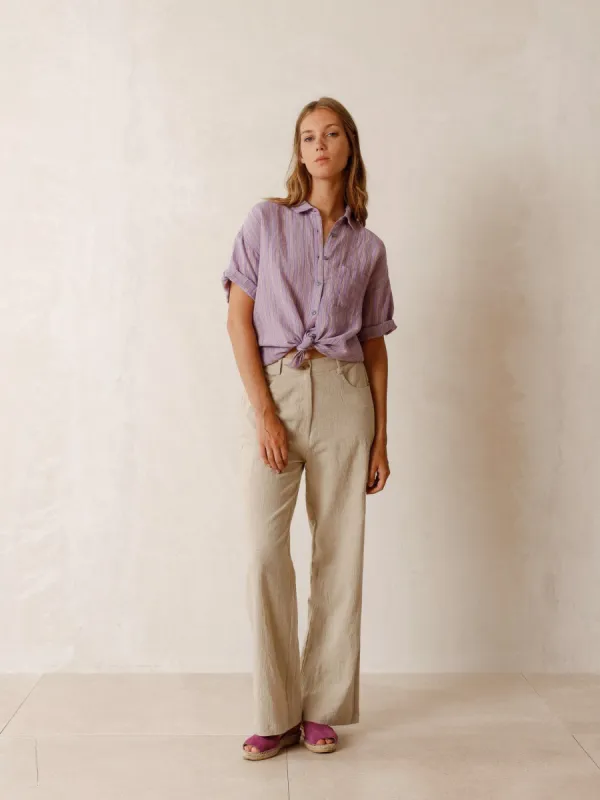 Straight-Leg Rustic Pants sold by Ivalo.com