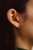 Zirconia Hoopie Earrings Gold sold by Ivalo.com