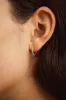 Zirconia Hoopie Earrings Gold sold by Ivalo.com
