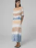 Mariane Tie-dye Dress Blue Orange sold by Ivalo.com