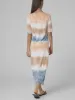 Mariane Tie-dye Dress Blue Orange sold by Ivalo.com