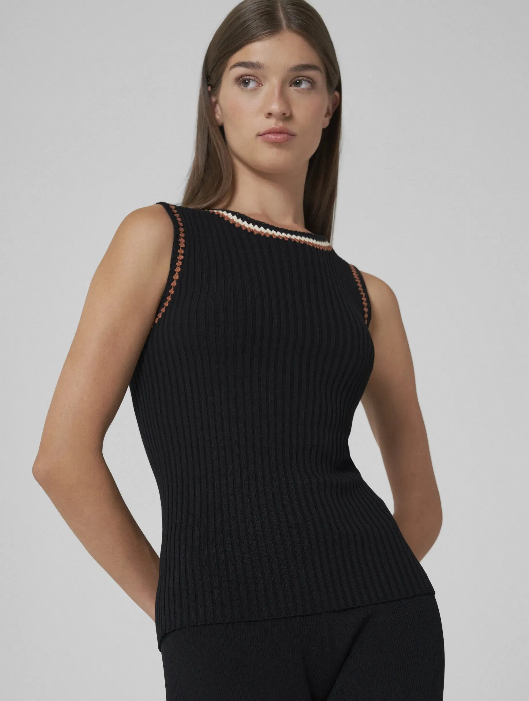 Dalila Knitted Tank Top Black sold by Ivalo.com product image thumbnail 2