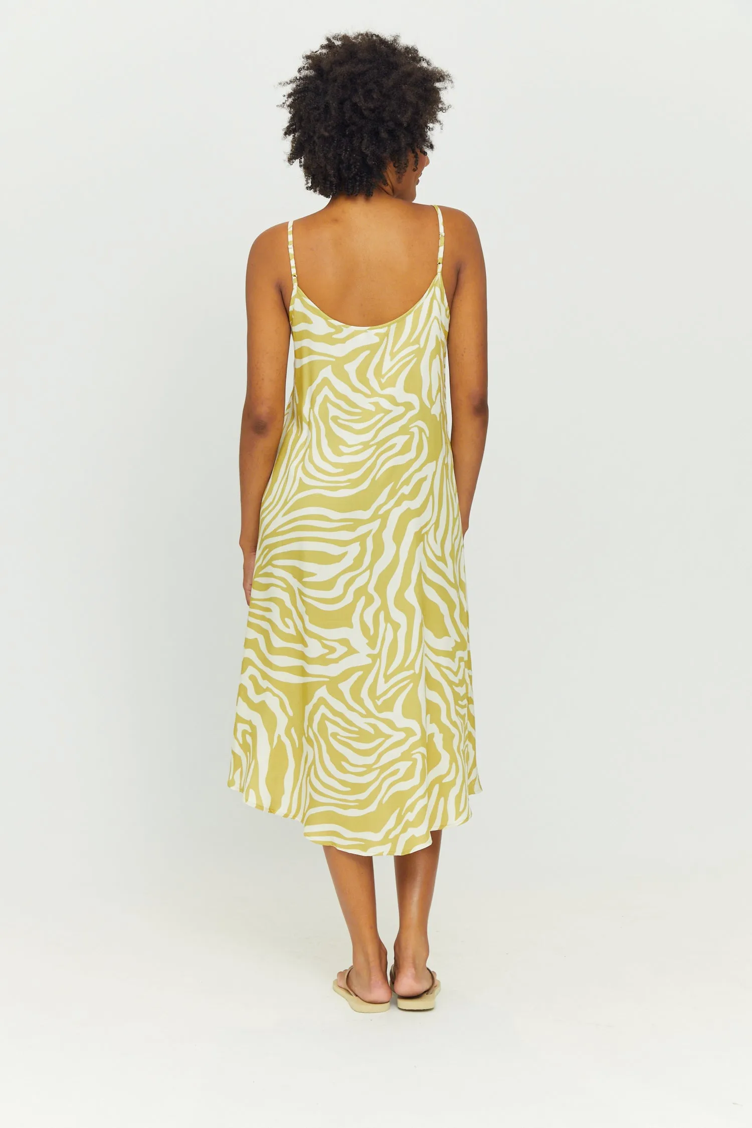 Amaya Printed Midi Dress Celery Green sold by Ivalo.com product image thumbnail 2