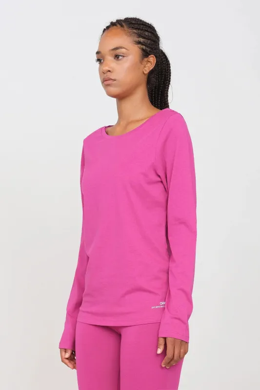 Women's Long Sleeve T-Shirt Fuchsia sold by Ivalo.com