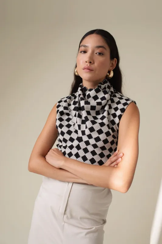 Ellis Neck-Wrap Top sold by Ivalo.com