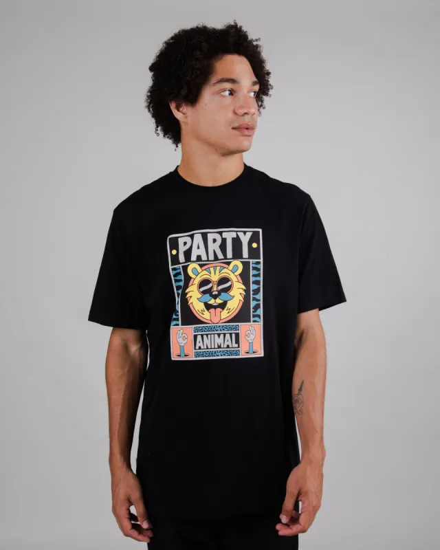 Yeye Weller Party Cotton T-Shirt Black made by Ivalo.com