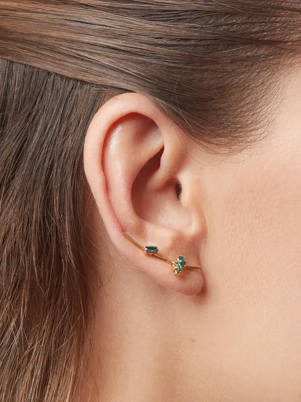 Antoine Single Earring Green sold by Ivalo.com