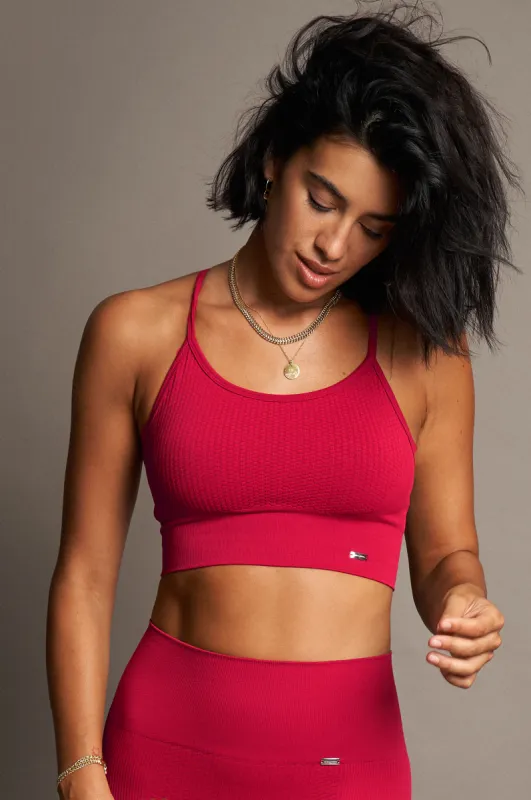 Vinyasa Sports Bra Red sold by Ivalo.com