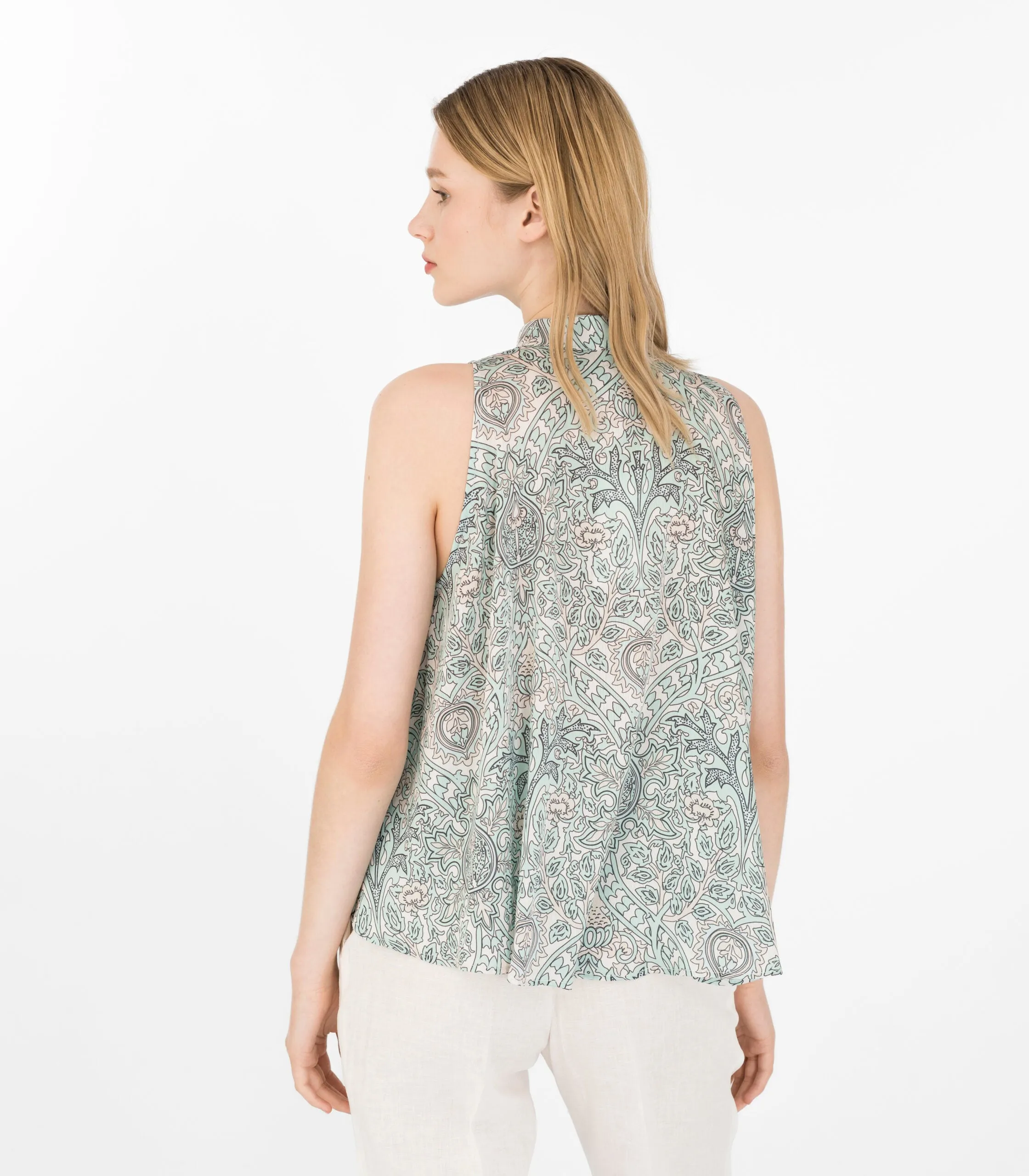 Zen Print Sleeveless Top Green sold by Ivalo.com product image thumbnail 2
