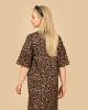 Boxy Dress Ilves Orange Brown sold by Ivalo.com