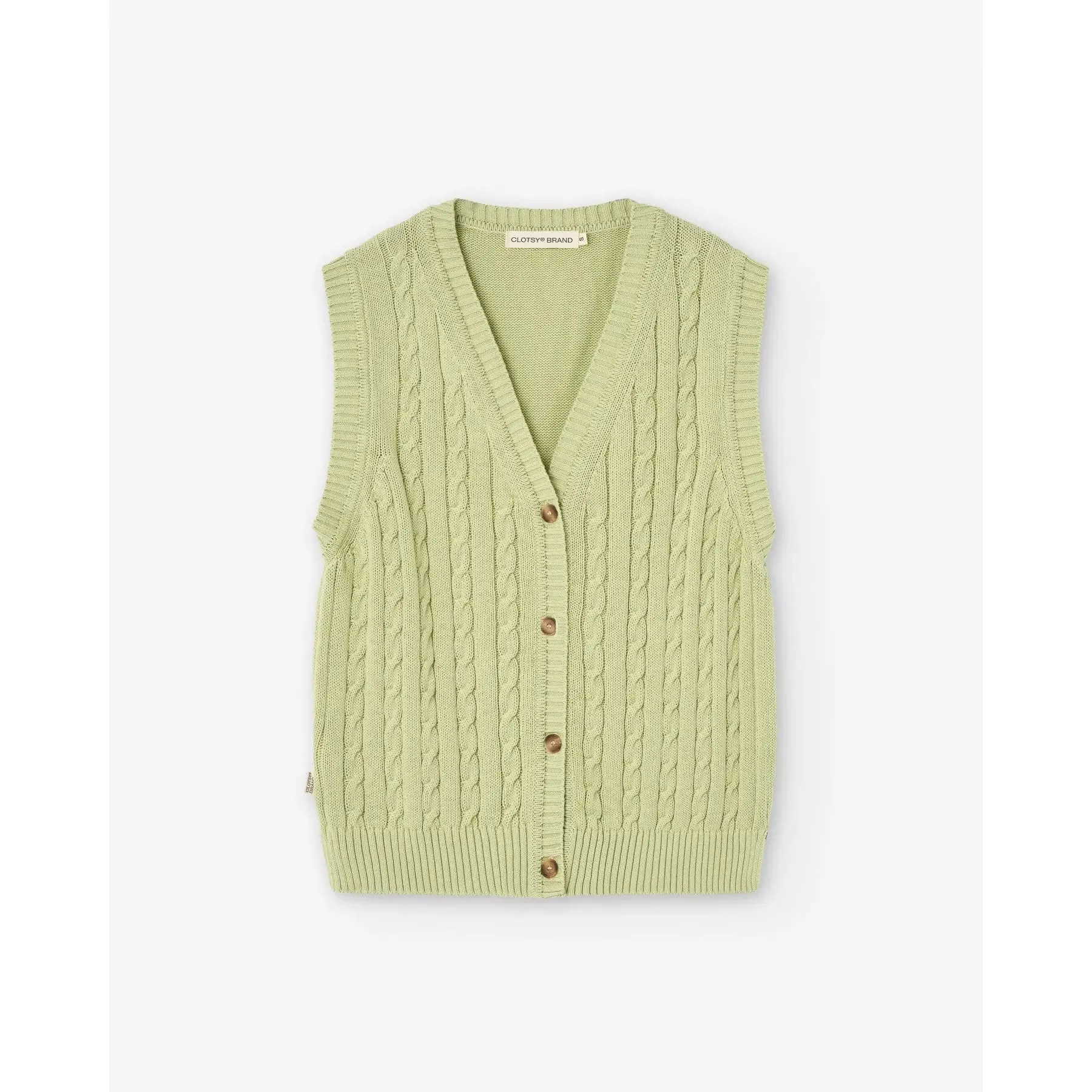 Alena Knitted Vest Green/Yellow sold by Ivalo.com product image thumbnail 5
