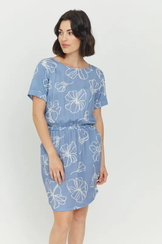 Valera Printed Dress Blue sold by Ivalo.com