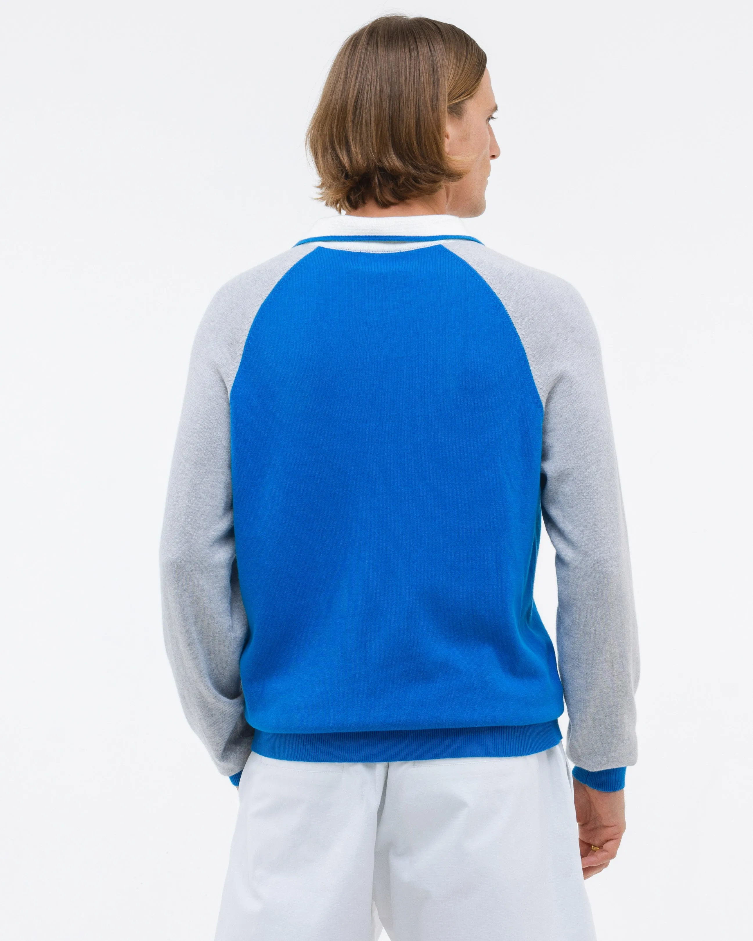 The Room Polo Collar Sweater Knit Blue sold by Ivalo.com product image thumbnail 2