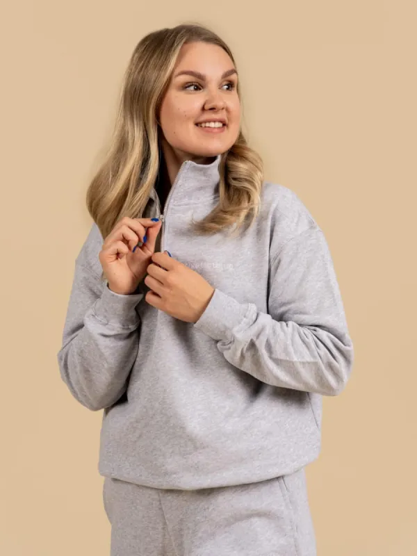 Fog Half-Zip Sweater Grey sold by Ivalo.com