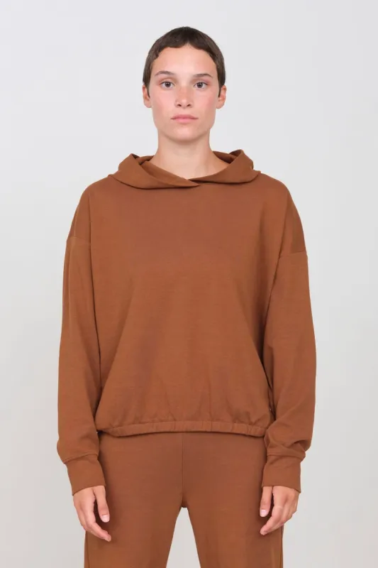 Interlock Short Hoodie Peanut sold by Ivalo.com